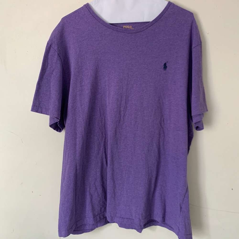 Polo Ralph Lauren Mens T-Shirt Purple Size XL